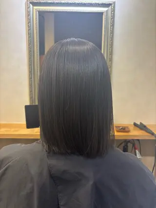 ショート あん/縮毛矯正 /カラー/表参道のヘアスタイル