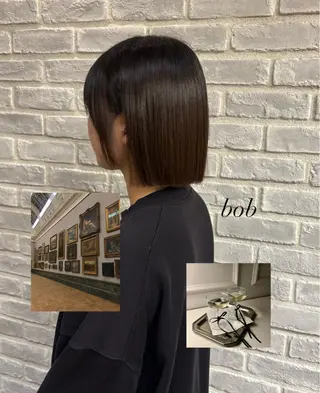 ショート 【ボブ.髪質改善. カラー】midoのヘアスタイル