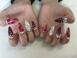 ネイル 💎🐰 saki. m 🐰💎のネイルデザイン