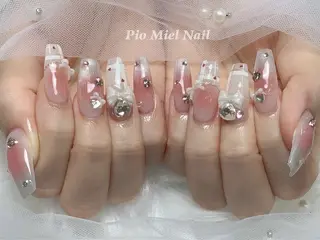 ネイル HANA 長さだしのネイルデザイン