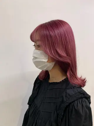 ミディアム サロウィン新宿三丁目East所属・💕冬モテ×上品色気 モテヘア💕山田航介のヘアスタイル