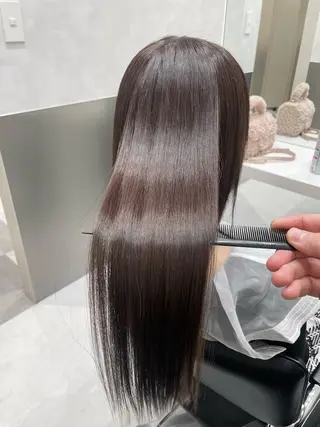 ロング 美髪職人あお🦕 髪質改善｜原宿のヘアスタイル