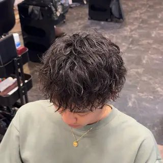 ショート メンズ 舘野涼太 /ダブル カラー/髪質改善のヘアスタイル