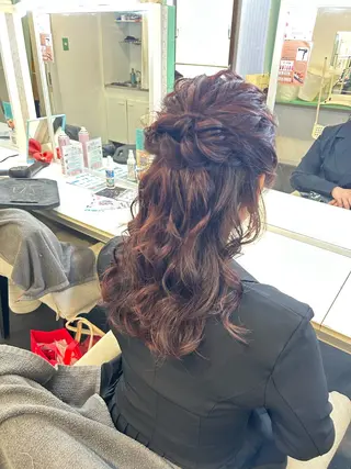 セミロング Hair&make Mars+所属・Mars+ RISAのヘアスタイル