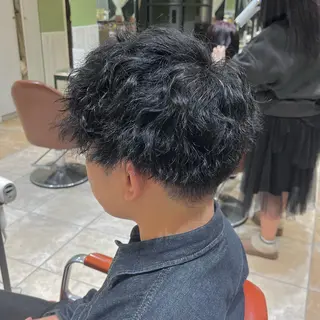 パーマ メンズ YUMEKA🩶/ 透明感カラー🥣のヘアスタイル