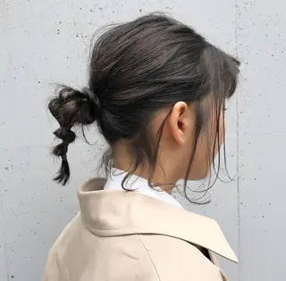 ミディアム ヘアアレンジ GrandStory SHIBUYA所属・卒業式お呼ばれ🕊️ ヘアセット✴︎ミキのヘアスタイル