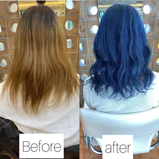 セミロング カラー 髪質改善専門店QOLU所属・✨髪質改善専門店✨ QOLU✨のヘアスタイル