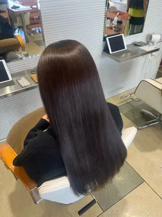 ロング カラー ベージュカラー⌇﻿ くびれヘア.𐙚心音のヘアスタイル