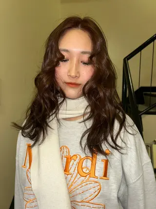 ロング カラー ☕️結【suii.】 ボブ/ヘアセット☕️のヘアスタイル