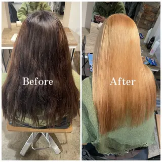 ロング カラー ムラ修正/ ハイトーン💖Riaのヘアスタイル