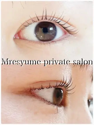 マツエク・マツパ Mresyume MAYUのマツエク・マツパデザイン