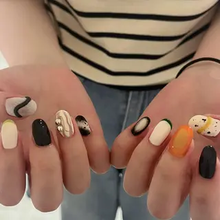 ネイル 【Zina京都駅前】 きぬがわ らむのネイルデザイン