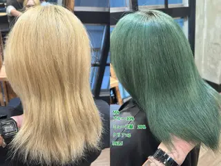 セミロング カラー 立川/ブリーチ/ 髪質改善/西川翔真のヘアスタイル