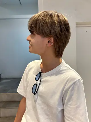 カラー メンズ メンズパーマ/ メッシュ📍ユリのヘアスタイル