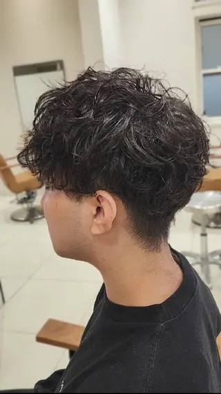 メンズ パーマ “垢抜けパーマヘア” 佐藤ジルのヘアスタイル