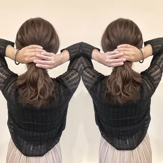 セミロング カラー Hair make VERDA所属・宮下 耕平のヘアスタイル