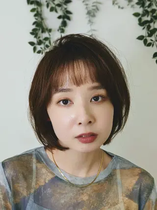 ショート カラー 小川 健治✨のヘアスタイル