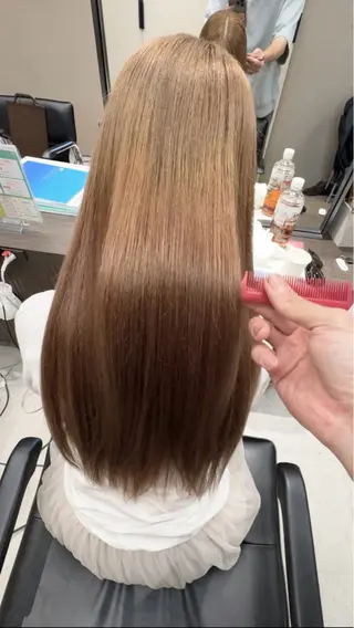 ロング カラー La fith hair arts 吉祥寺店所属・ブリーチなしカラー✨ ダブルカラー✨ワタベのヘアスタイル