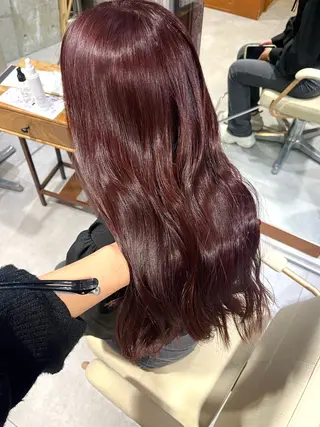 ロング カラー かわにし ひなた🐰のヘアスタイル