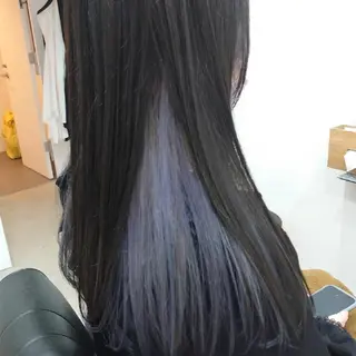 セミロング カラー 鈴木 隆広のヘアスタイル