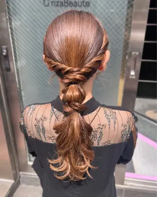 ヘアアレンジ Ginza Beaute 【ギンザボーテ】所属・ヘアメイク/ボーテ ayanoのヘアスタイル