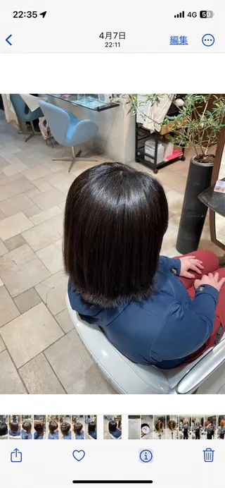 ミディアム ハイライトデザイン 特化/表参道/みづきのヘアスタイル