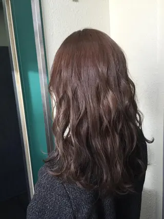 セミロング カラー 💘透明感カラー💘 沖本 将宏のヘアスタイル