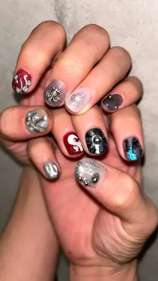 ショート Re:lith所属・猫夢 にゃむのネイルデザイン