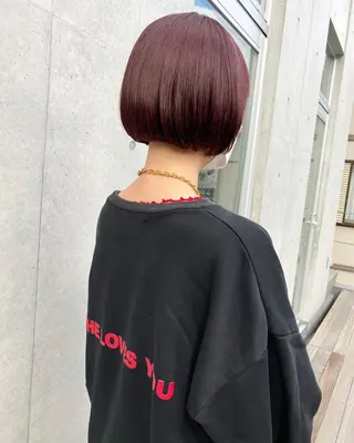 ショート 似合わせカットカラー 👩MINAのヘアスタイル