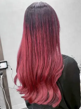 ロング カラー ハイトーン/韓国風/ 艶髪/吉祥寺のヘアスタイル