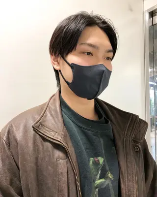 ヘアアレンジ メンズ ainico+所属・メンズ特化✂️栗原 侑也のヘアスタイル