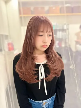 ロング カラー GaKu/ハイトーン /ブリーチ/ブロンドのヘアスタイル