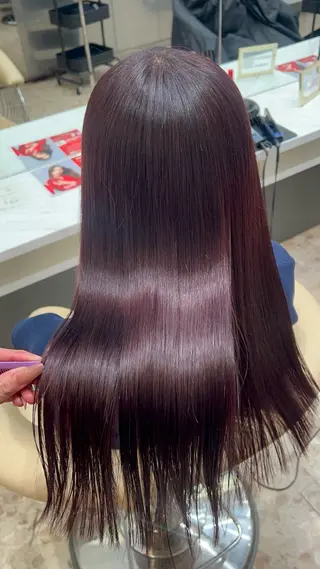 カラー 髪質改善/レイヤー/ 透明感カラー/桃谷翼のヘアスタイル