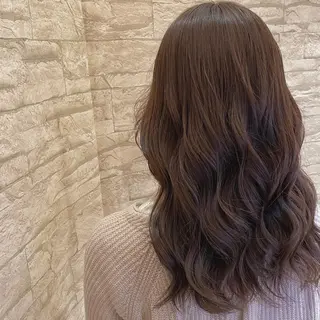 セミロング カラー 韓国風🇰🇷 MAAYAのヘアスタイル