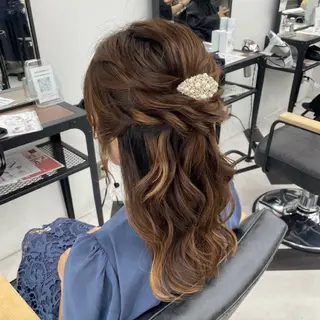 ロング カラー パーマ ヘアアレンジ メンズ mona/ ストレートスタイル✨のヘアスタイル