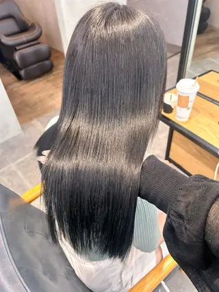 ロング カラー 韓国×髪質改善カラー 💎hinaのヘアスタイル