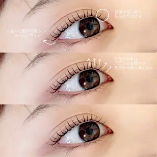 マツエク・マツパ m3 eyelash roomのマツエク・マツパデザイン