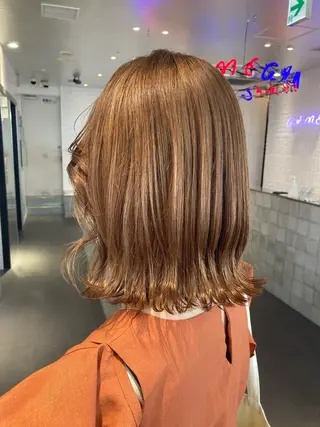 ミディアム MiRI💜地毛級 エクステ✖似合わせ技のヘアスタイル