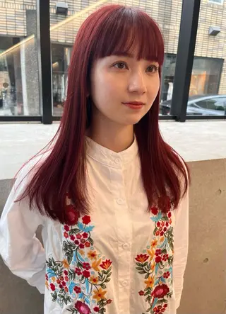 セミロング カラー 似合わせ特化/レイヤ ーカット/mikuのヘアスタイル