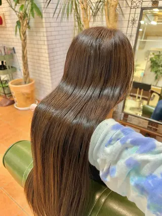 ロング カラー 石井 佑樹のヘアスタイル