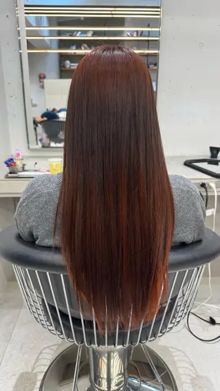 ロング sweetroom平塚所属・⭐️縮毛矯正 氷室翔也カラー⭐️のヘアスタイル