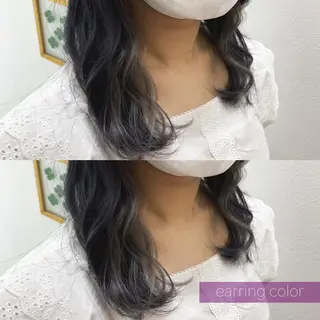 セミロング カラー マツエク・マツパ 透明感カラー💖 Stylist佐藤澪のマツエク・マツパデザイン