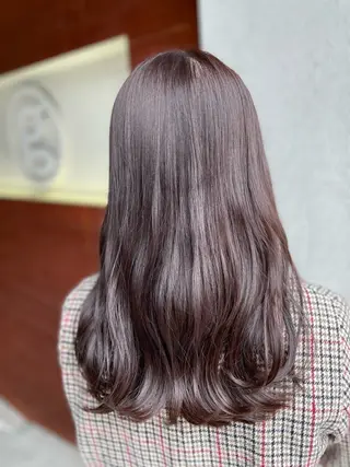 セミロング カラー 丸山 菜々子のヘアスタイル