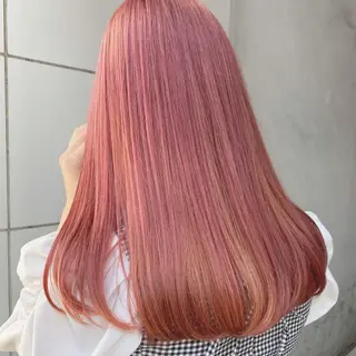 セミロング ハイトーン/ ボブ 中村麟のヘアスタイル