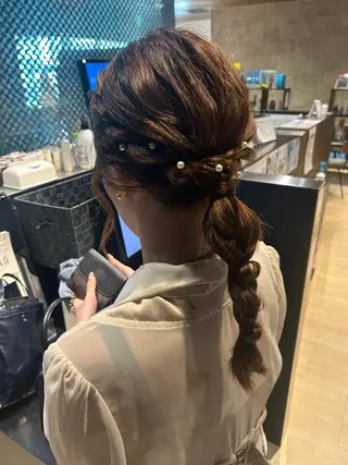 ヘアアレンジ 阪本 光優/ 韓国ヘア🐈⬛🩶のヘアスタイル