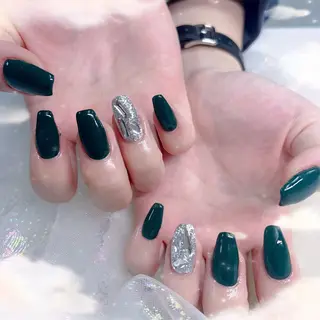 ネイル パーツ全部¥110 サロンミミのネイルデザイン