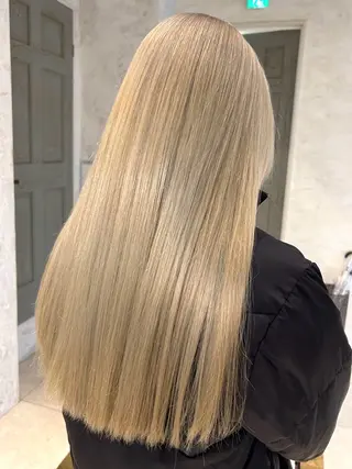 ロング カラー 棚瀬 寧麻のヘアスタイル