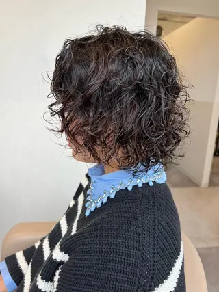 ミディアム パーマ 🍇おぐら めぐみ🍇のヘアスタイル