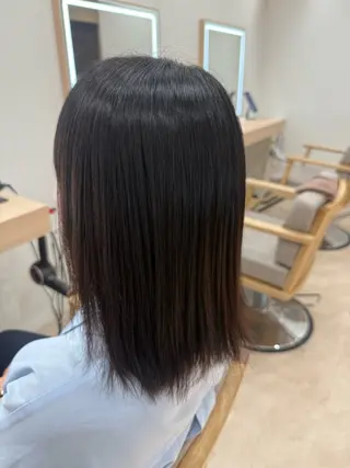 ミディアム little×esta 大名 【リトルエスタ】所属・littleesta 那月のヘアスタイル