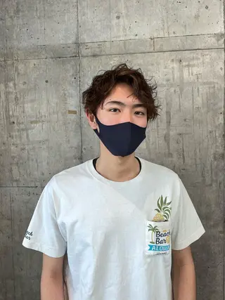 ショート カラー パーマ メンズ メンズパーマ /SUNAOのヘアスタイル